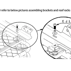 Roof Rack Basket for Toyota Land Cruiser 200 Series