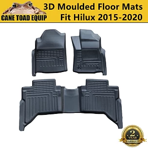 Image of Floormats 3D-Moulded for Toyota Hilux Auto 2015-2020 