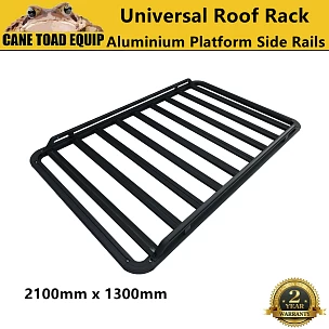 Image of Universal Alumininium Roof Rack Platform Side Rail 2100MM X 1300MM