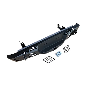 Image of Rear Bar Bumper For Toyota Hilux N70 N80 2005 - 2021 Steel Step Protection TOW 4WD