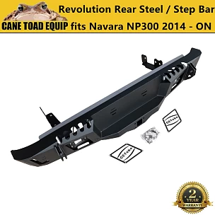 Image of Rear Bar Step for Nissan Navara NP300 2014 - On Protection Bumper D23 Heavy Duty 4WD