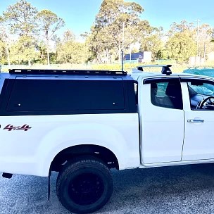 Image of Aluminium Canopy Isuzu D-Max Space/Crew Cab Only