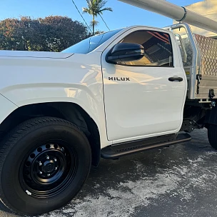Image of Side Steps for Toyota Hilux N90 2026+ Single Cab Only