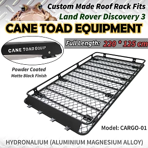 Image of Roof Basket Rack Fits Land Rover Discovery 3&4 Aluminium Alloy Cargo Cage Hydronalium 4X4 4WD