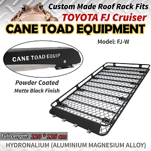 Image of Roof Basket Rack Fits TOYOTA FJ Cruiser Aluminium Alloy Cargo Cage 4X4 4WD Hydronalium