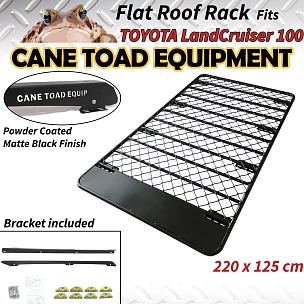 Image of Roof Rack Fits TOYOTA Land Cruiser 100 Series Aluminium Alloy Flat Low Profile Platform Hydronalium