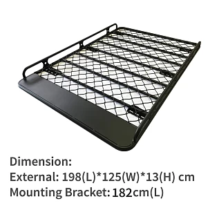 Image of Aluminium Roof Rack Platform for Land Cruiser 200 