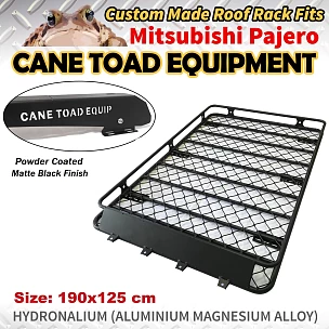 Image of Aluminium Roof Rack Basket Fits Mitsubishi PAJERO 99-18 Cage CARGO Hydronalium Alloy