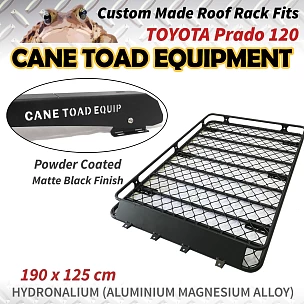Image of Roof Rack Basket Fits TOYOTA Prado 120 series Aluminium Alloy CARGO 4X4 4WD Cage Hydronalium