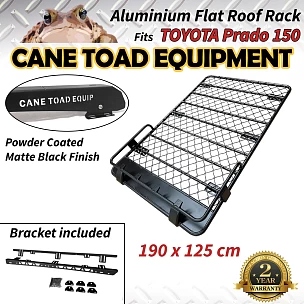 Image of Roof Rack Fits TOYOTA Prado 150 Aluminium Alloy Powder Coated roof tent platform 4wd Luggage Carrier Trade