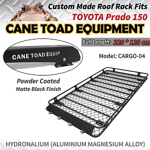 Image of Roof Rack Basket Fits TOYOTA Prado 150 series Aluminium Alloy CARGO Hydronalium Cage