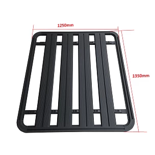 Image of 135x125cm Alloy Flat Roof Rack Platform Aluminum