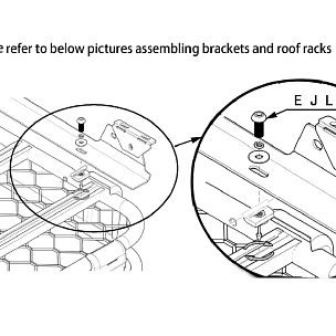 Image of Roof Rack Basket for Toyota Land Cruiser 200 Series
