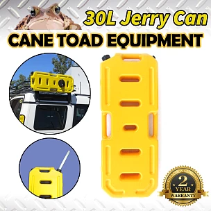 Image of 30L Jerry Can Heavy Duty Fuel Container Spare Container Yellow