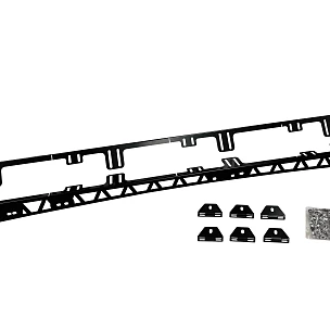 Image of Full Length Roof Rack Backbone Mounting Rails for TOYOTA Landcruiser 200 series