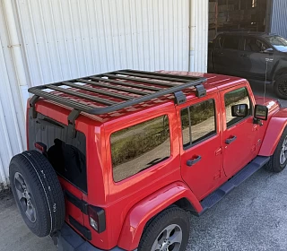 Image of Jeep Wrangler JK Alloy Roof Rack (Up to 250kg)