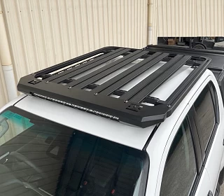 Image of Aluminium Roof Platform + Light Bar for Ranger PX model