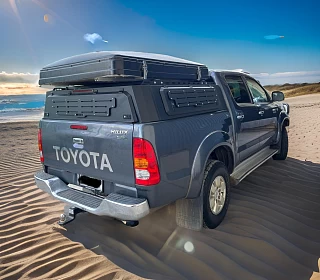 Image of Low Profile Steel Canopy for Toyota Hilux N80 SR5 2015 - 2024