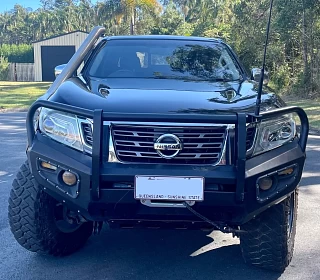 Image of Overland Bullbar for Navara NP300 2014 Pre Face Lift Model