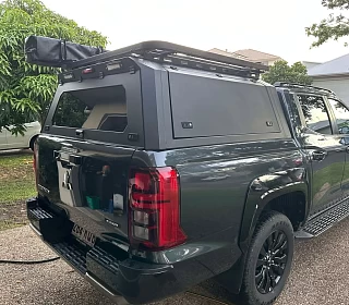 Image of Gen 2 Aluminium Canopy for Mitsubishi Triton MV 2024 Ons + Roof Rack
