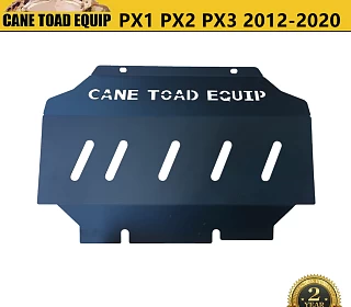 Image of  3mm Bash Plate Fits Ford Ranger PX123 2012-2021 Front Engine Sump Guard Black 4WD