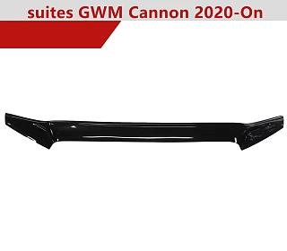 Image of Bonnet Protector Guard Tinted Black fits GWM Cannon Ute 2020-Onwards
