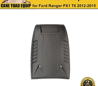 Image of Bonnet Scoop Hood Raptor Style to suit Ford Ranger PX1 T6 2012-2015 Matt Black