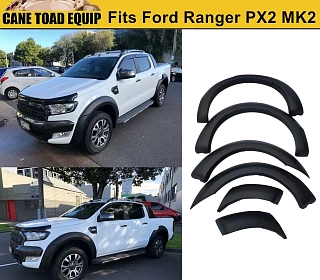 Image of Fender Flares Kit fit Ford Ranger PX2 MK2 2015-2019 Matte Black OEM Design guard
