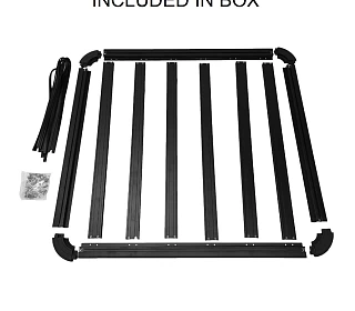 Image of Universal Aluminium Low-Profile Roof Rack 1300MM X 1236MM 