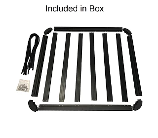 Image of Universal Aluminium Low Profile Roof Rack 1300MM X 1200MM 