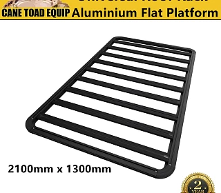 Image of Universal Aluminium Car Trailer Canopy Roof Rack Modular Platform 2100mm x 1300mm
