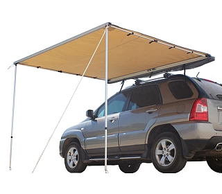 Image of Awning 2x2m 280GSM Side Sunshade Camping Car Side Pullout Tent Camper 4X4 4WD