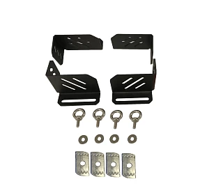 Image of Roof Platform Jerry Can Holder Multi Fit Tank Tool box fit Rhino Rack and other with Channel Mount