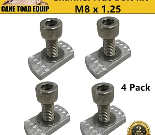 Image of Channel Nut Bolt 4 Set 18x35mm M8 Fit Rhino Rack Platform Roof Rack Fastener T & C Roof Channel Rack
