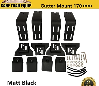 Image of Universal Roof Rack Gutter Mount Bracket 20-23cm 2 Pair High Roof Troopy Pajero LC70 4WD 4X4