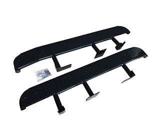 Image of Heavy Duty Steel Side Steps / Rock Sliders for Toyota 150-Series