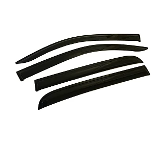 Image of Premium Weather Shields Window Visors fits GWM Cannon 2020 - Onwards Tinted Black 