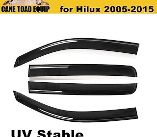 Image of Premium Weathershields Window Visor for Hilux Dual Cab 05-15 Toyota Slim Fit 