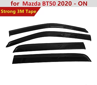 Image of Premium Weather Shield Window Visor Weathershield for Mazda BT50 2020-On Dual Cab