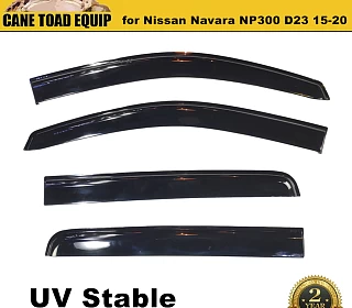 Image of Weathershields Weather shields slim Window Visors for Nissan Navara NP300 15-20