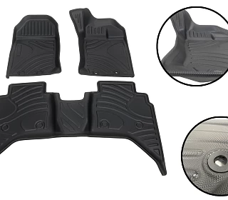 Image of 3D Moulded Floor Mats for Isuzu Dmax D-MAX & BT50 2021+  (All-weather Protection)