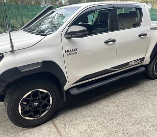 Image of Side Steps fit Hilux N80