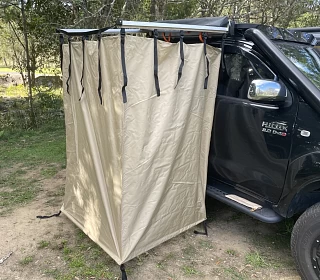Image of Awning Shower Tent 1x1meter Instant Ensuite 30 Second Toilet Camping Change Room 4WD