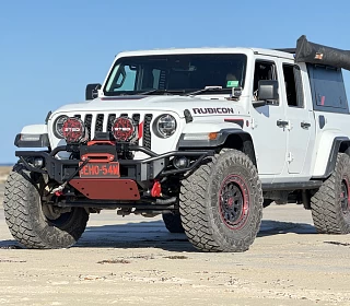 Image of Full-Width Steel Bullbar for Jeep Wrangler JL / Gladiator JT