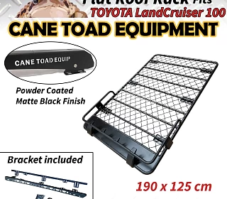 Image of Roof Rack Fits TOYOTA Land Cruiser 100 Aluminium Alloy Powder Coated roof tent platform 4wd Luggage Carrier Trade
