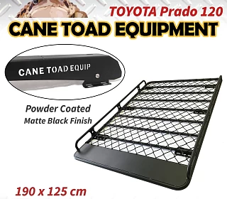 Image of Roof Rack Basket Fits Prado 120 series Aluminium Alloy Tradesman CARGO 4X4 4WD Cage Hydronalium