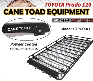 Image of Roof Rack Basket Fits TOYOTA Prado 120 series Aluminium Alloy CARGO 4X4 4WD Cage Hydronalium