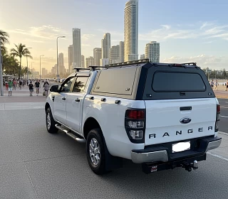 Image of Original Tradecap Aluminium Canopy + Roof Rack Powder Coated - Ford Ranger PX123 & Mazda BT50 Powder Coated 