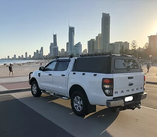 Image of Powder Coated Aluminum Canopy for Ford Ranger PX123 & Mazda BT50 