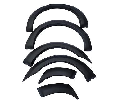 Image of Fender Flares Kit Matte Black fits Ford Ranger PX1 MK1 2011-2015 Guard Trim OEM